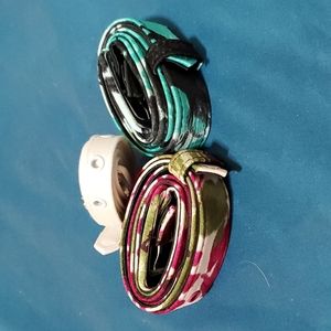 Lot of Three Waist Belts-L